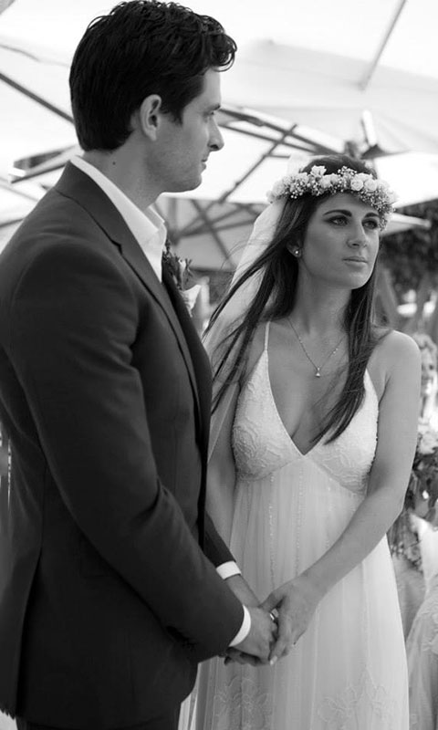 Cyprus wedding flower crown